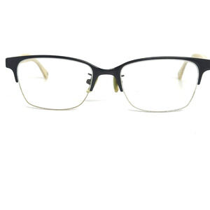 COACH‎ HC5047 Evie 9160 Satin Black Ivory Horn size 50-17-135 Half Rim H15956